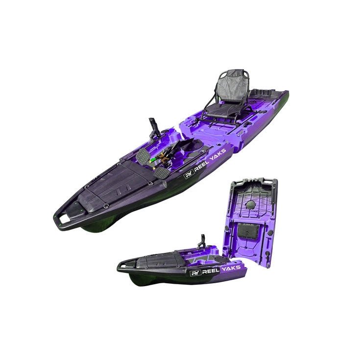 ReelYaks Recon Modular Pedal Fishing Kayak 3.2m x 90cm