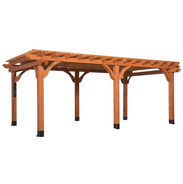 Backyard Discovery Beaumont Cedar Wood Pergola 6.1m x 3.66m