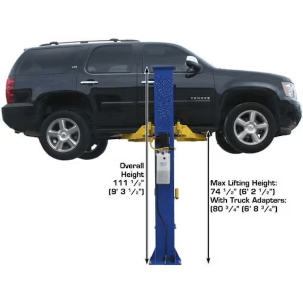 Atlas 9KBPX Baseplate 2-Post Car Lift 4082.3kg
