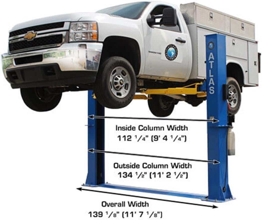 Atlas Equipment BP10000X 2-Post Car Lift 4535.9kg