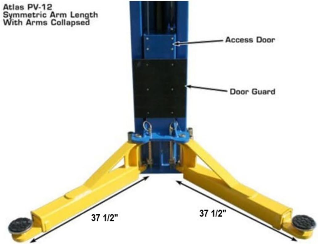 Atlas PV12PX Two Post Car Lift 979.8kg