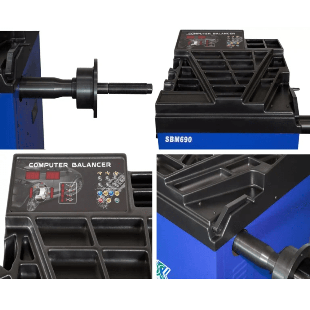 Tire Changer and Wheel Balancer Machine Combo 580 & 690