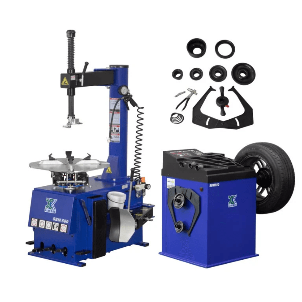 Tire Changer and Wheel Balancer Machine Combo 580 & 690