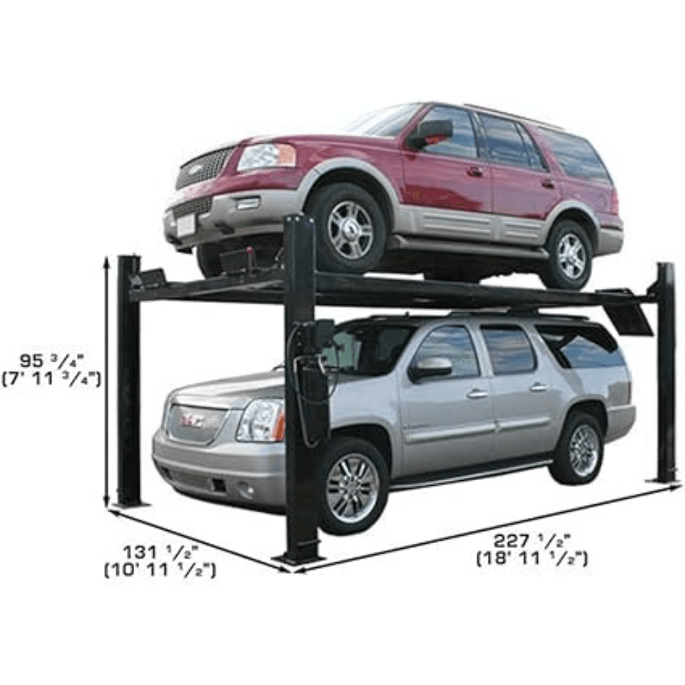 Atlas Garage PRO9000 4-Post Car Lift 5.8m x 3.3m