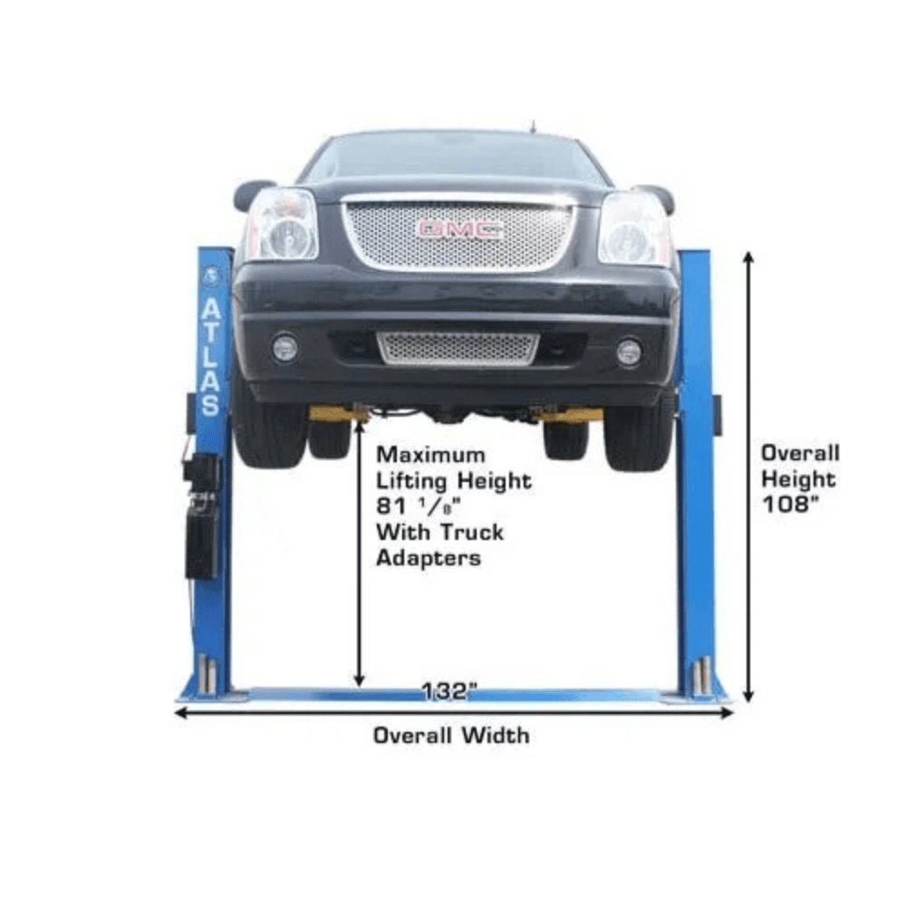 Atlas BP8000 3628.7kg Baseplate 2-Post Lift 2.74m
