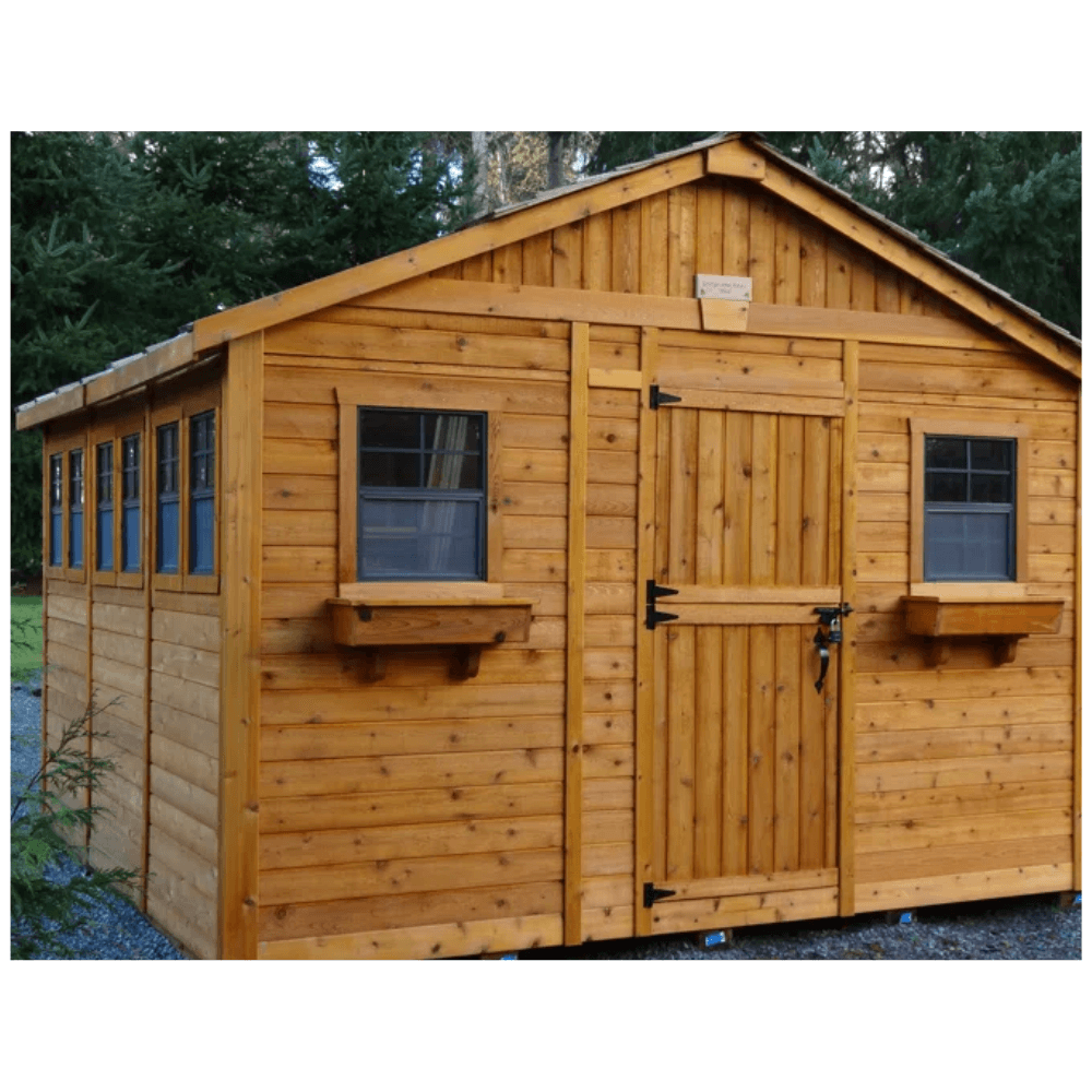Cedar Sunshed Garden Shed 3.7x3.7m
