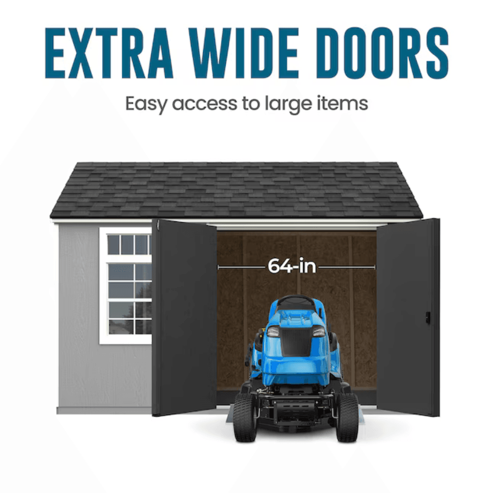 Heartland Coronado Wood Outdoor Storage Shed 3.7m x 2.4m