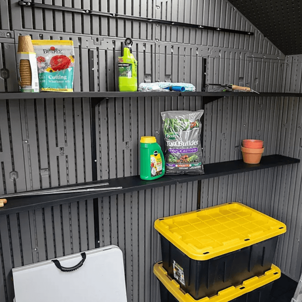 Lifetime Outdoor Storage Shed Dual Entry Gray 4.57m x 2.44m