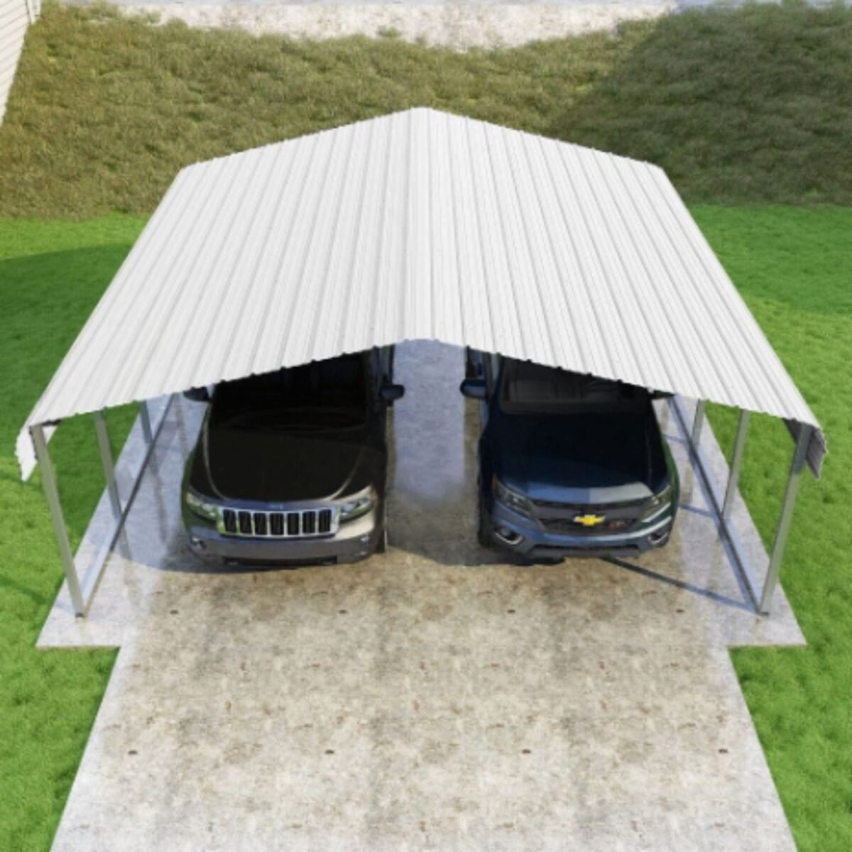 Classic Carport 6.1m x 6.1m x 2.13m