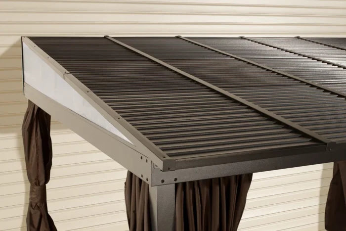 Sojag Portland No.53 Wall Gazebo Steel Roof 3x3.7m
