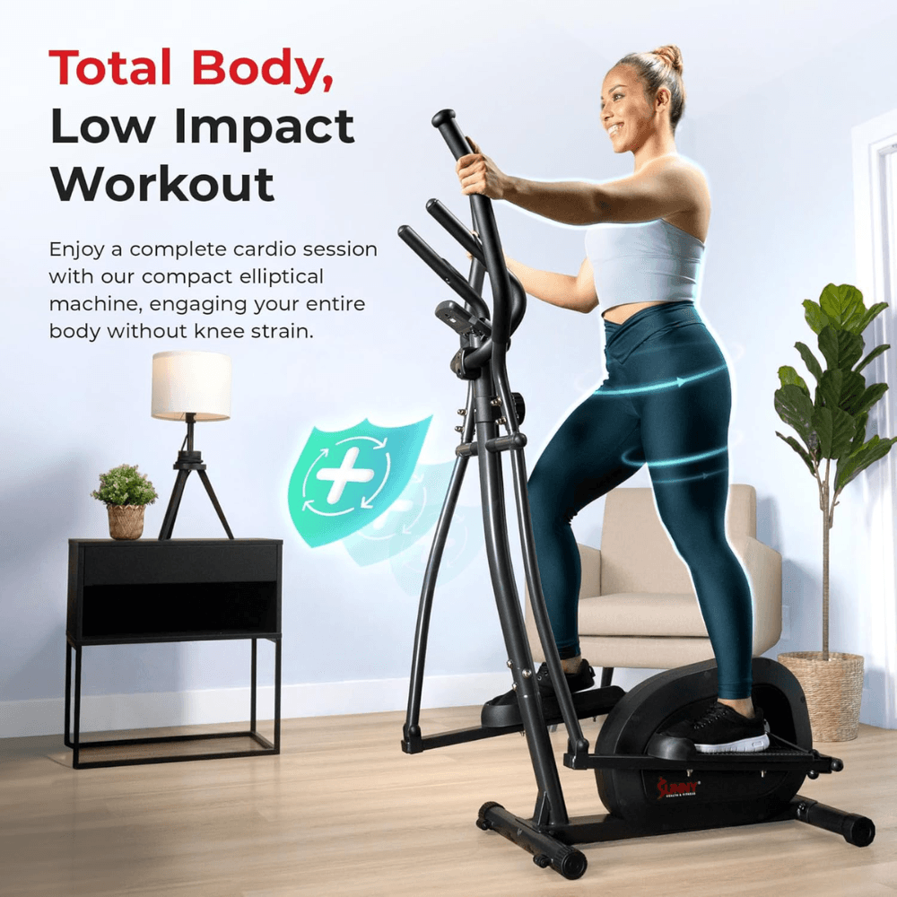 Sunny Health & Fitness Programmable Magnetic Elliptical 42kg