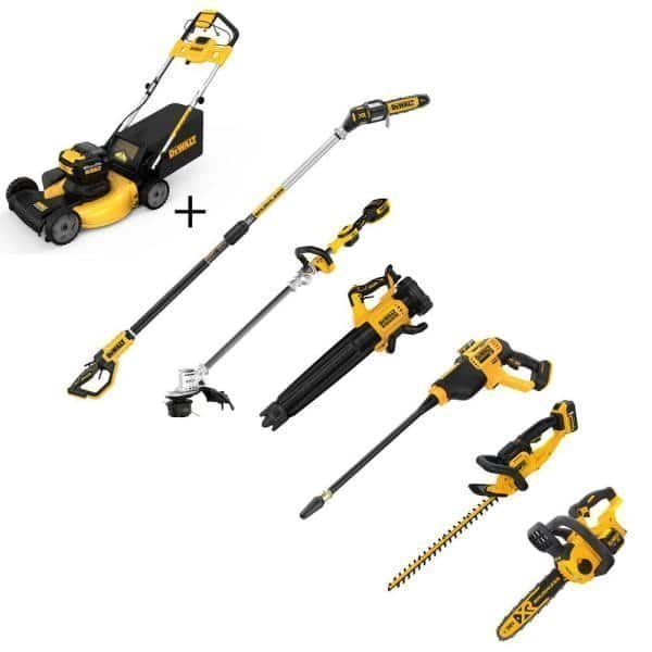 Cordless Self Propelled Lawn Mower Combo Kit 54.6cm