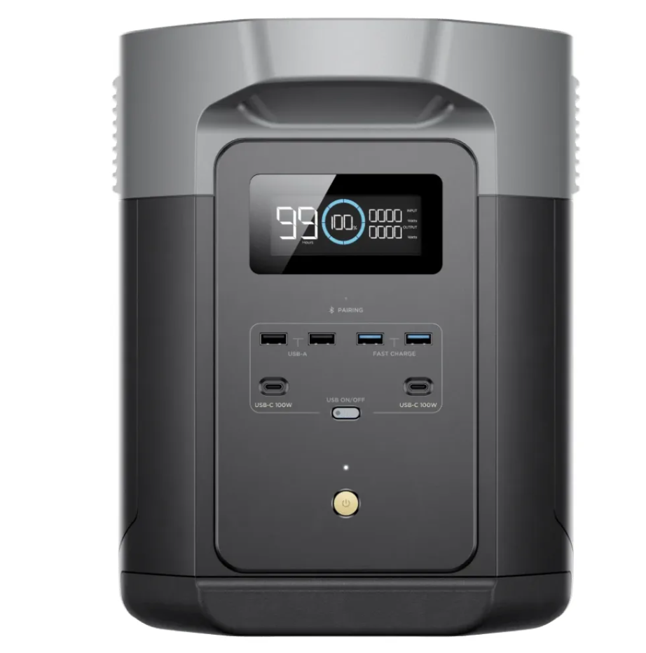 EcoFlow DELTA 2 950 Portable Power Station With 2x 110W Solar Panels