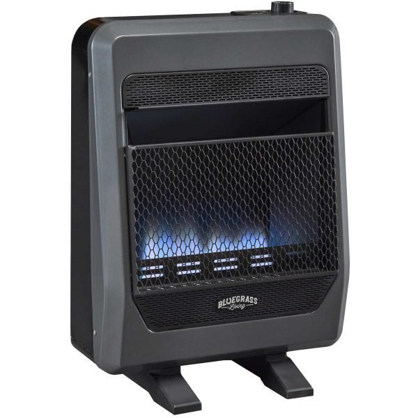 Bluegrass Living B20TNB-BB Vent Free Blue Flame Natural Gas Space Heater 8.6kg