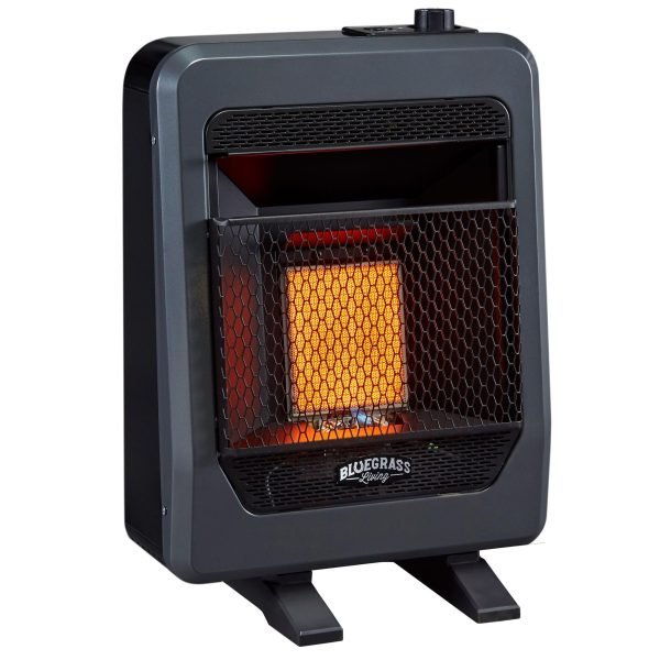 Bluegrass Living B10TNIR-B Natural Gas Space Heater 40.1cm x 17.4cm