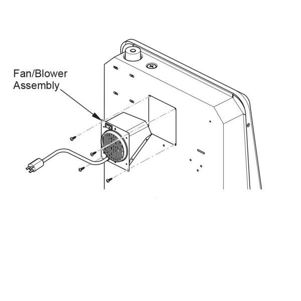 Cedar Ridge Hearth 20UB100B-01 Fan Blower Black 2.3kg