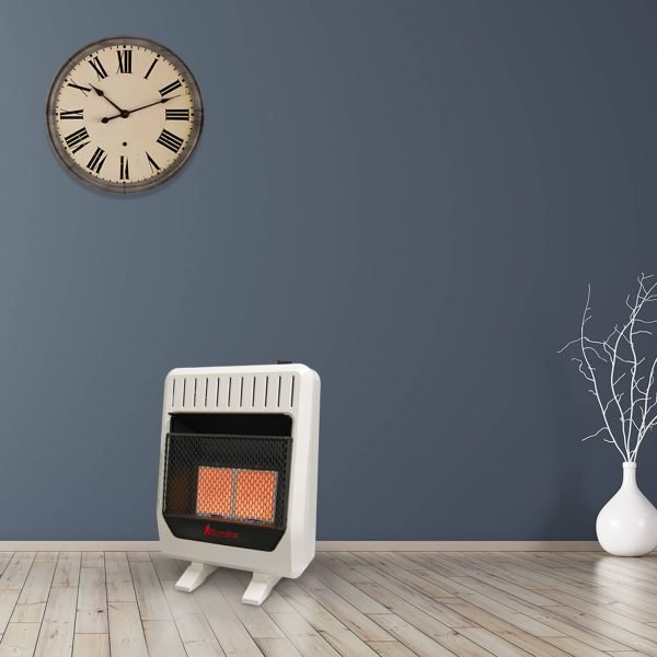 HearthSense IR16T-BB-R Ventless Infrared Gas Space Heater 61.2cm x 46.9cm