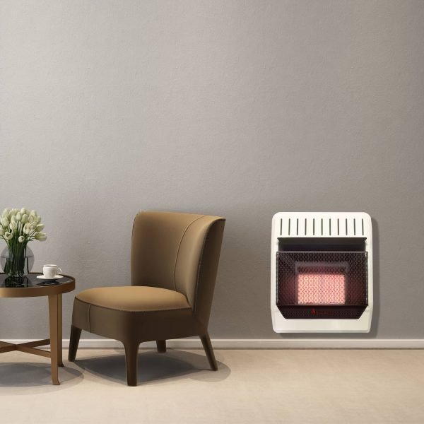 HearthSense IR16T-BB-R Ventless Infrared Gas Space Heater 61.2cm x 46.9cm