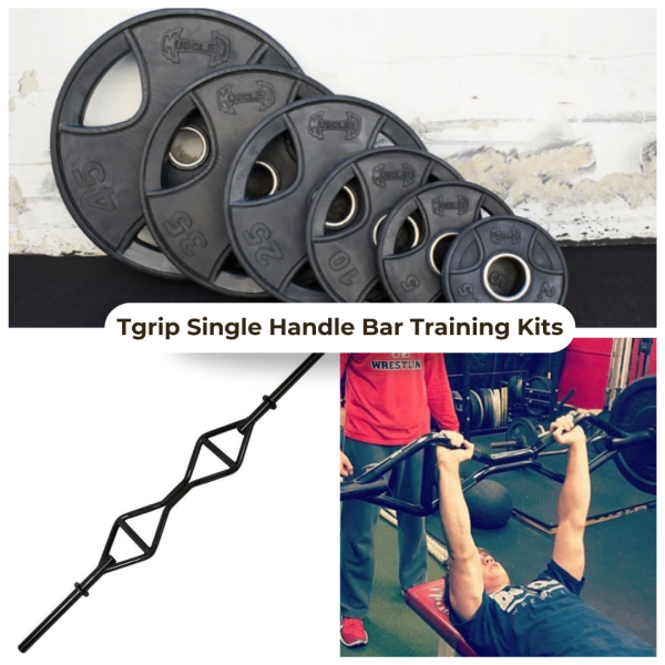 TGrip Pro Series Single Handle Multi Grip Barbell 2.13m