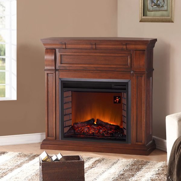 Duluth Forge EL1350-2-AC Full Size Electric Fireplace Auburn Cherry 54.4kg