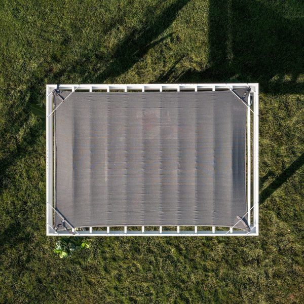 Windham Modern Steel Pergola White 4.27m x 3.05m