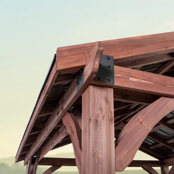 Backyard Discovery Arlington 3.7m x 3.7m Wood Gazebo