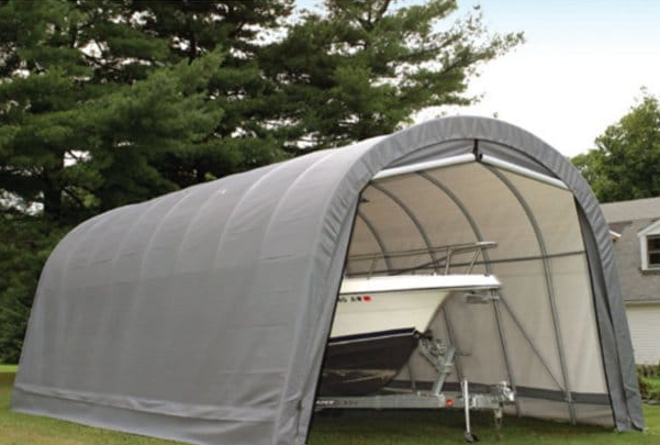 ShelterLogic Round Top Shelter 4.57m x 8.53m x 3.66m