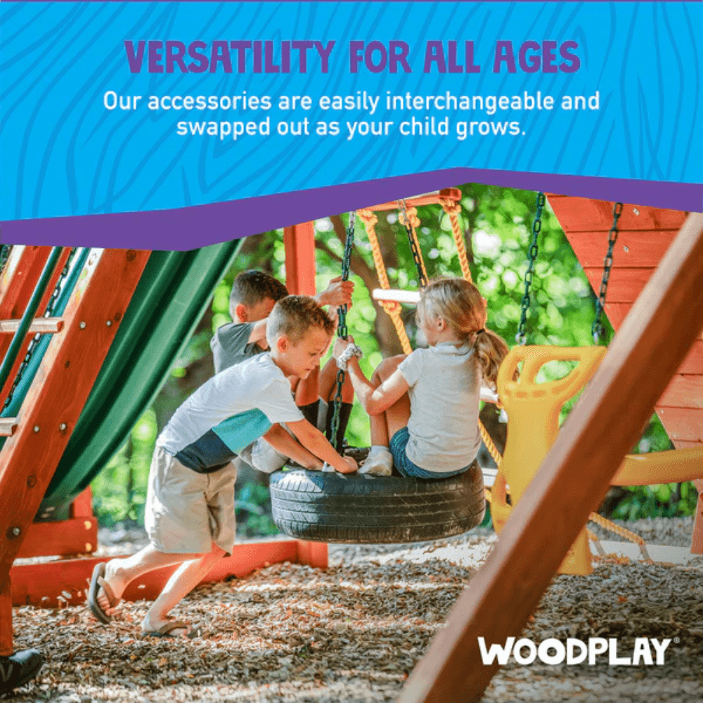 Woodplay Tiger Tower Combo A Wooden Swing Set