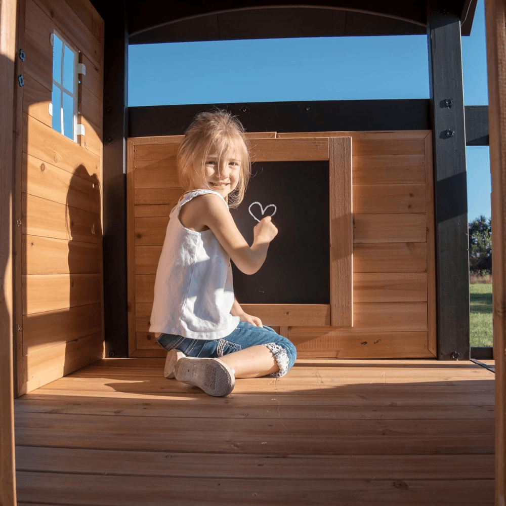 Canyon Creek All Cedar Wooden Swing Set Playset