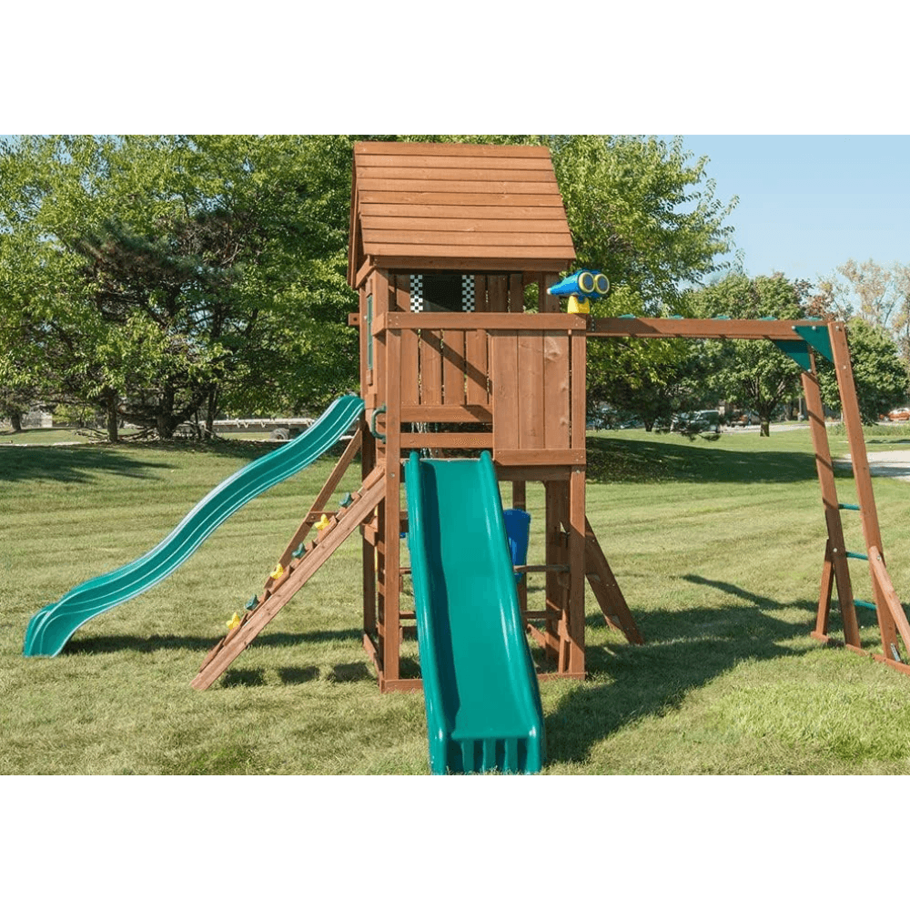 Knightsbridge Plus Complete Wooden Outdoor Playset