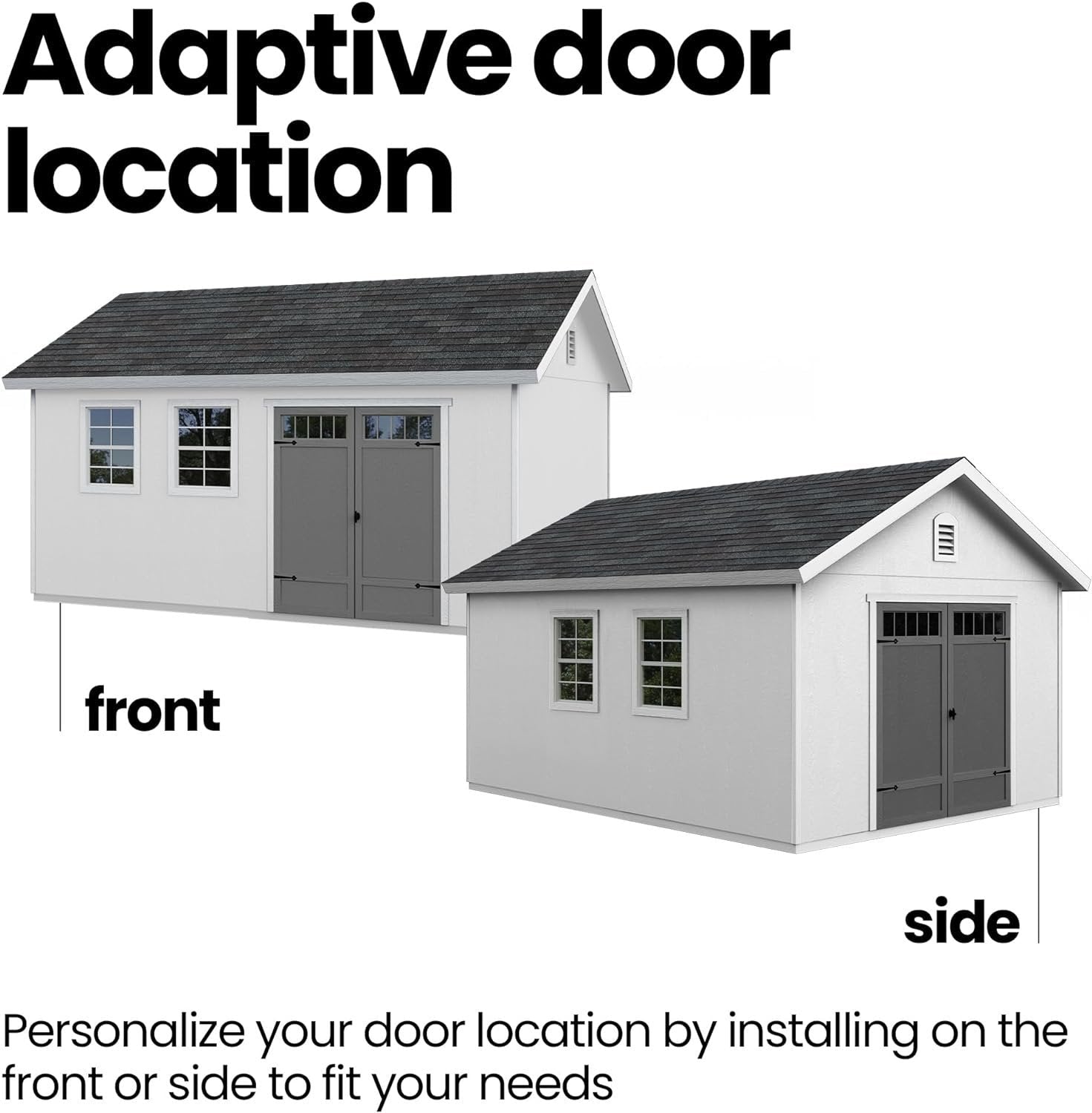 Handy Home Products Scarsdale 3.7x4.9m Wooden Storage Shed