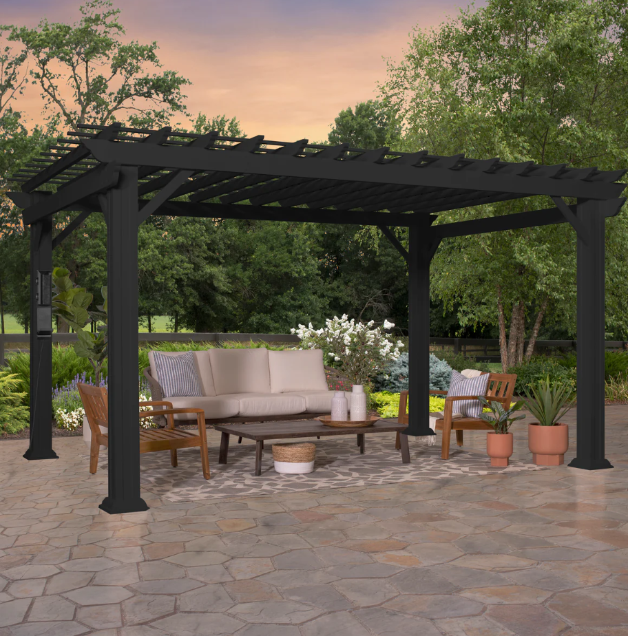 Backyard Discovery Stratford Steel Pergola 4.9m x 3.7m