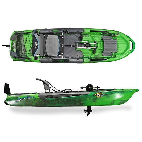 3 Waters Big Fish 103 Pedal Drive Fishing Kayak 3.2m x 88.9cm