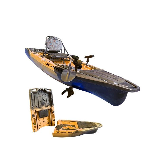 ReelYaks Recon Modular Prop Drive Pedal Fishing Kayak 3.2m x 90cm