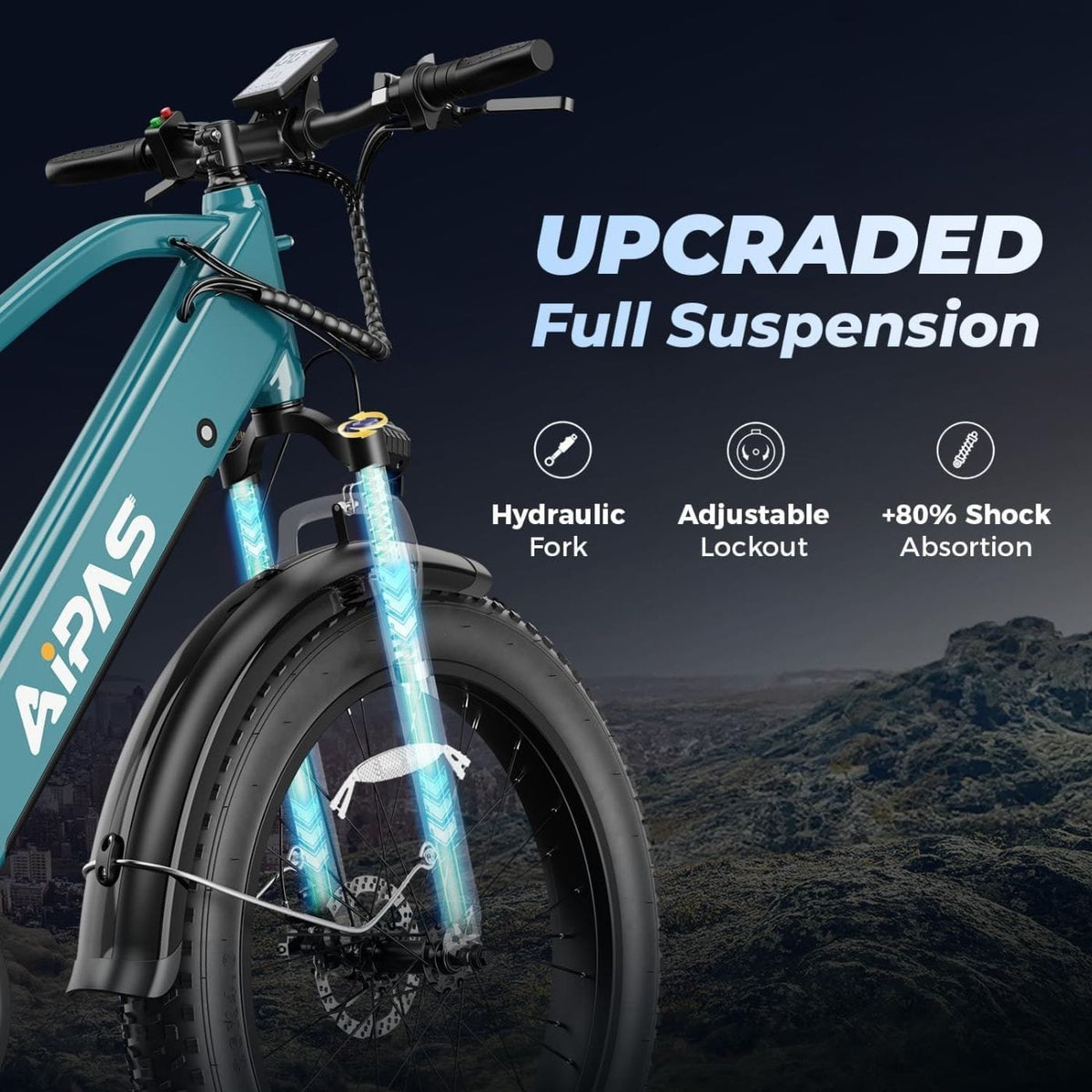 LEONX Aipas M2 Electric Mountain Bike 1500W