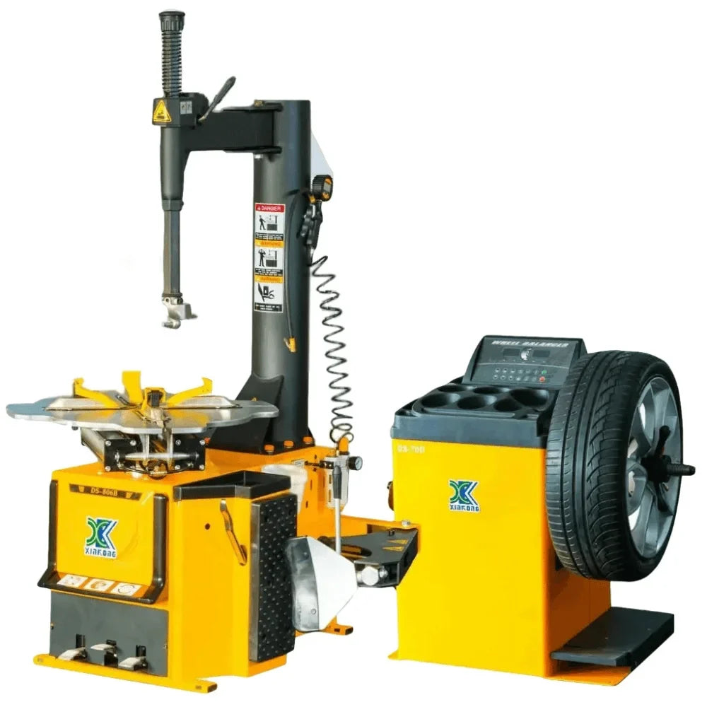 Tire Changer Wheel Balancer Machine Combo 806B & 70D 1.5 HP