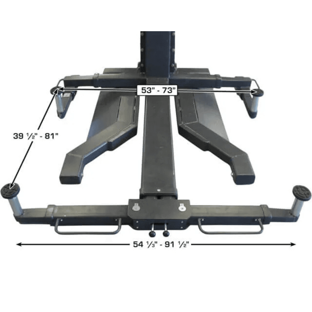 BendPak MDS-6LP Mid-Rise Open-Center Scissor Lift 2721.6kg