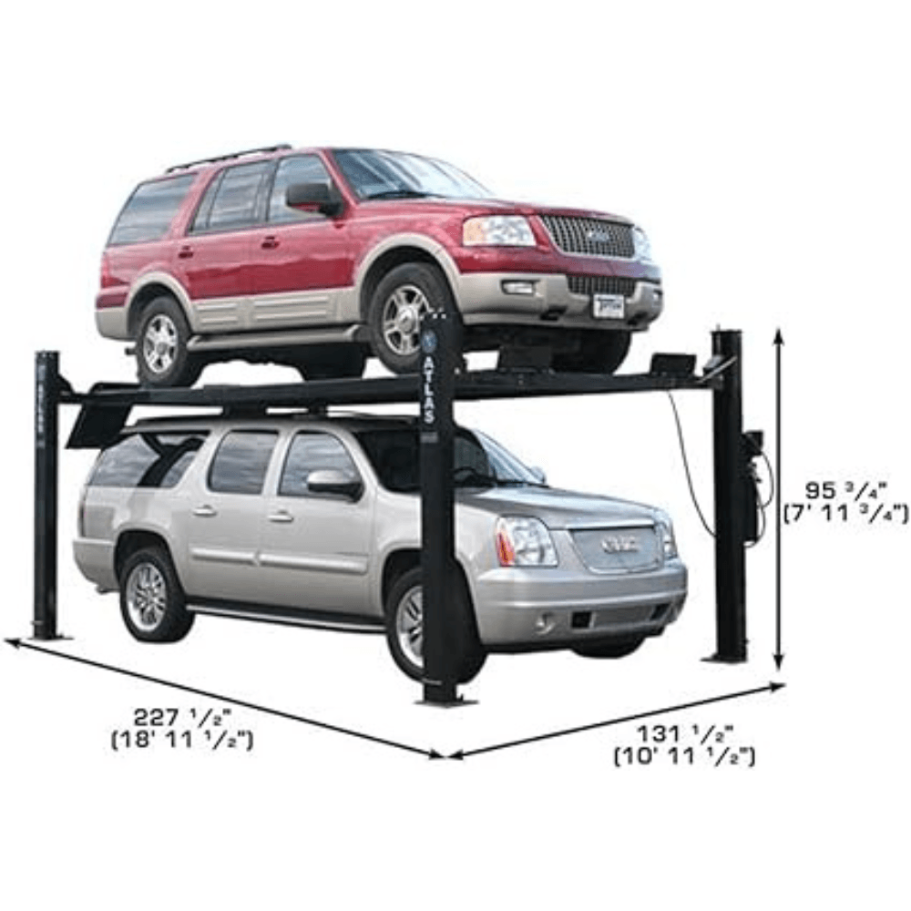 Atlas Garage PRO9000 4-Post Car Lift 5.8m x 3.3m
