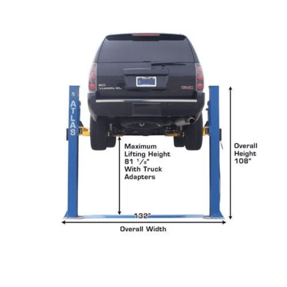 Atlas BP8000 3628.7kg Baseplate 2-Post Lift 2.74m