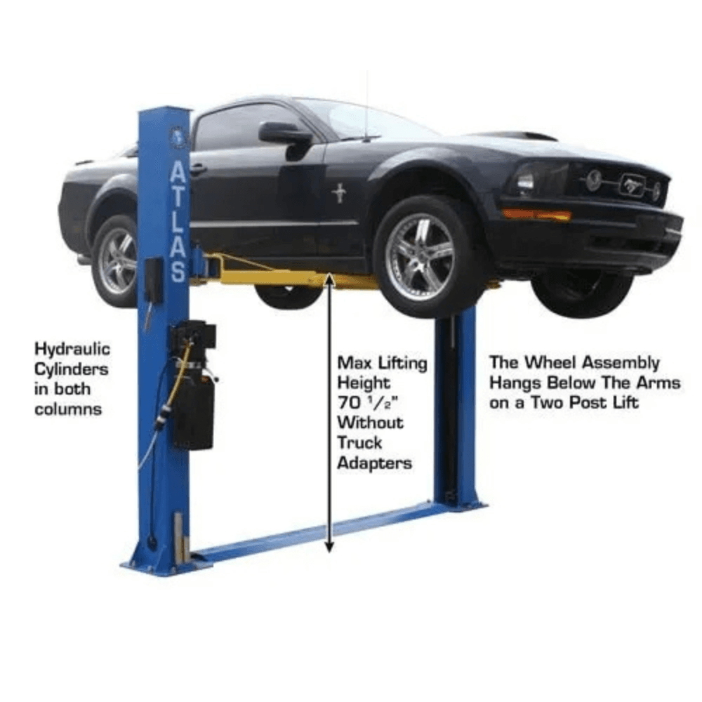 Atlas BP8000 3628.7kg Baseplate 2-Post Lift 2.74m