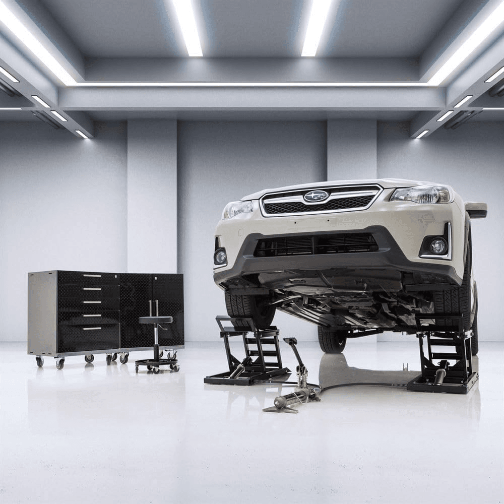 Black Widow Hydraulic Underbody Access Car Lift Ramp 1360.8kg