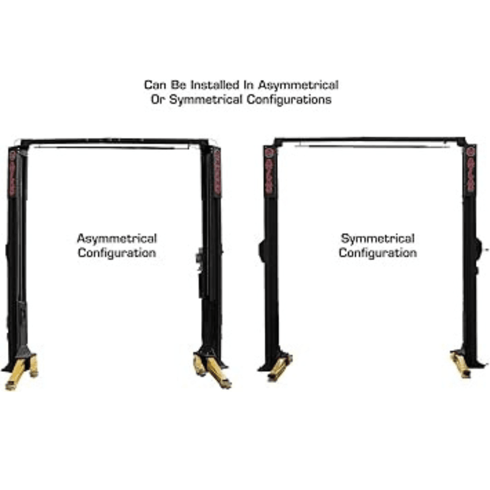 Atlas Platinum PVL-10 4535.9kg 2-Post Lift