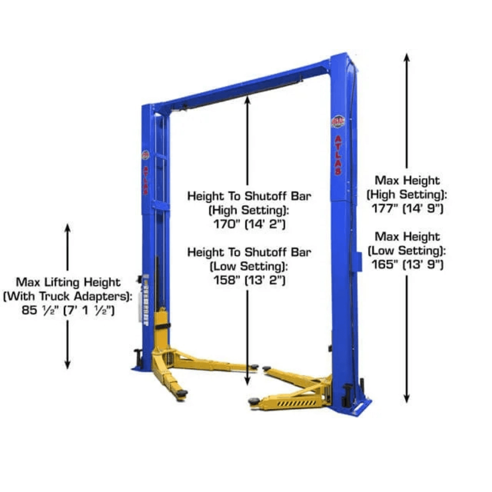 Atlas Platinum PVL-12 2-Post Lift 5443.1kg