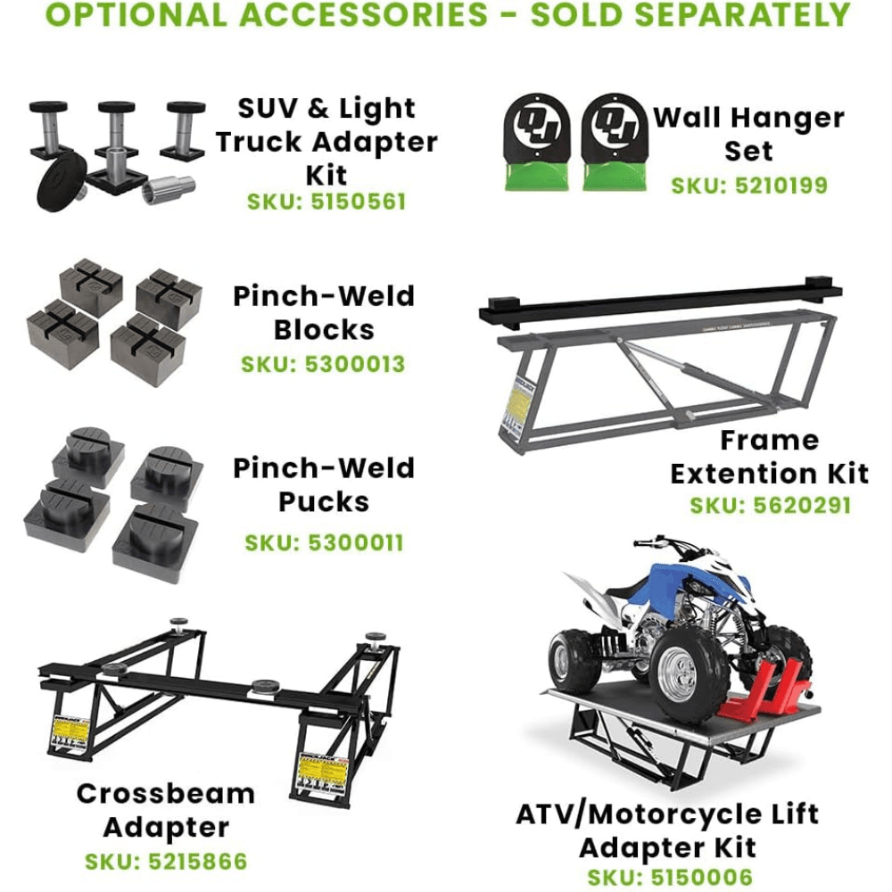 QuickJack 5000TLX Extended-Length Portable Car Lift 2268kg
