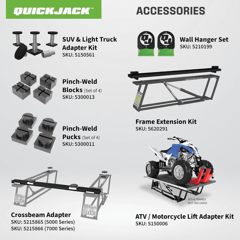 QuickJack 7000TLX Extended Portable Car Lift 3175.1kg