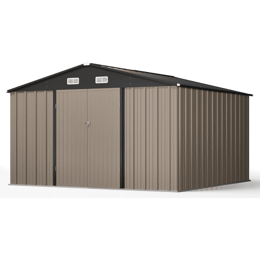 VEIKOUS 3x3m Metal Storage Shed