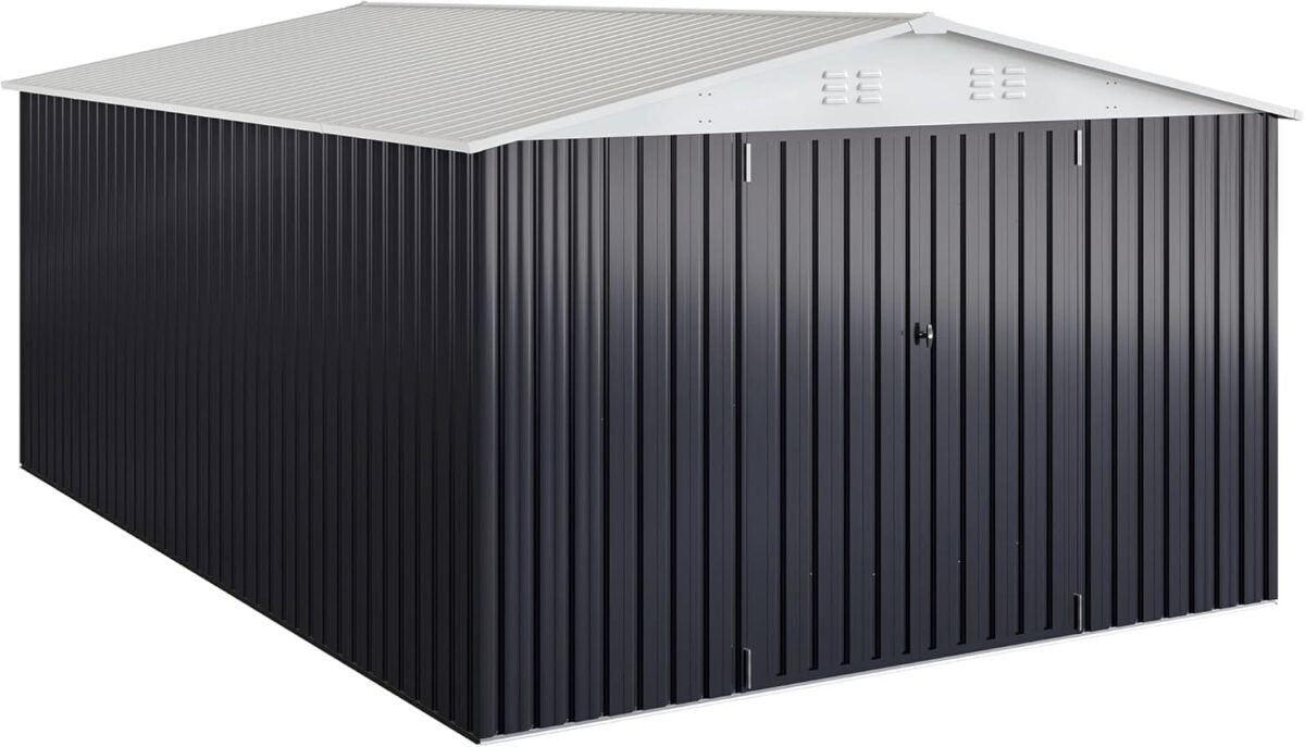 Patiowell Metal Storage Shed 3.05m x 3.66m