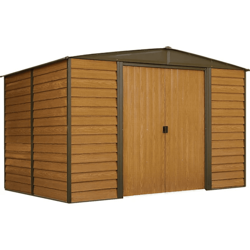 Arrow Woodridge Storage Shed Woodgrain 3.05m x 2.44m