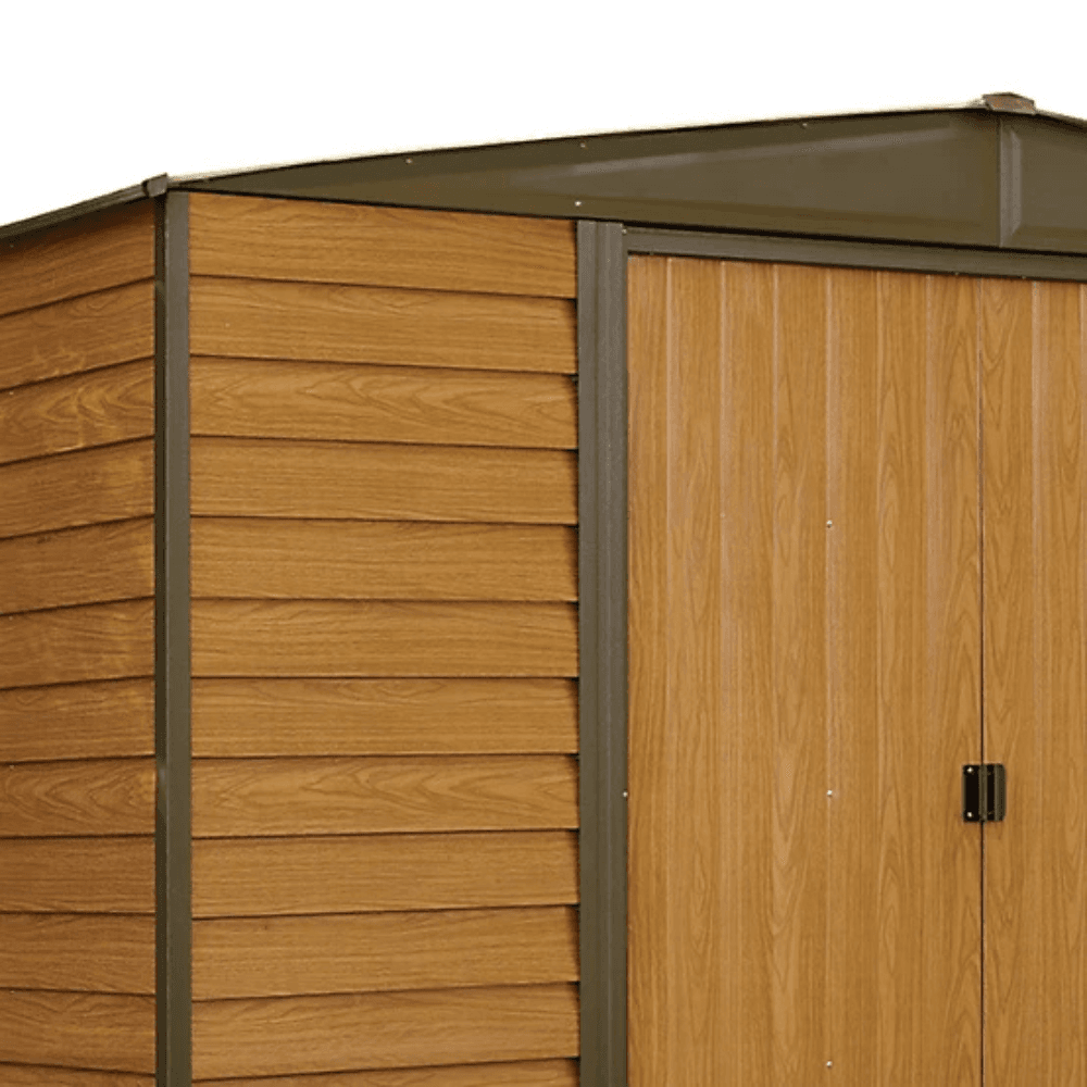 Arrow Woodridge Storage Shed Woodgrain 3.05m x 2.44m