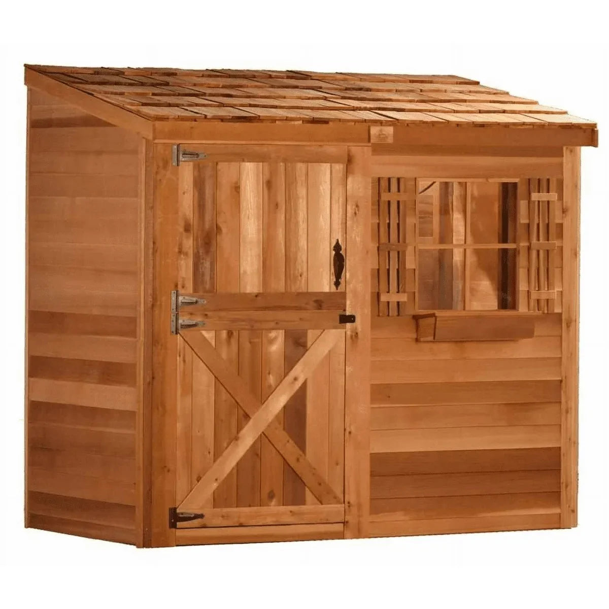 Cedarshed Bayside Lean-To Storage Shed 2.44m x 1.22m